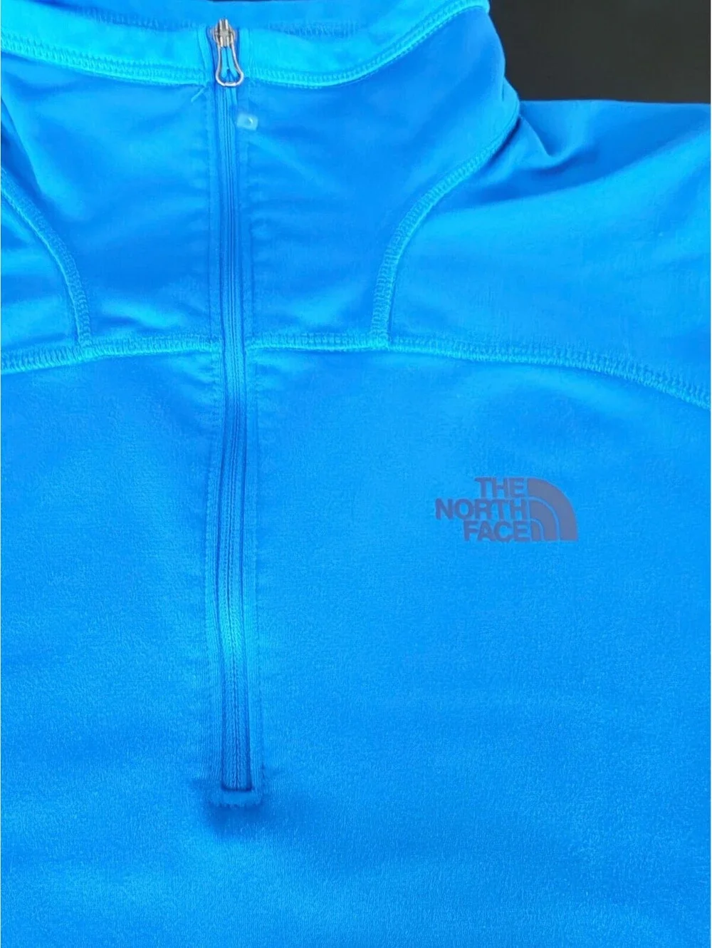 The North Face 1/4-Zip Pullover Jacket Men’s SMALL Blue Two-Tone EUC